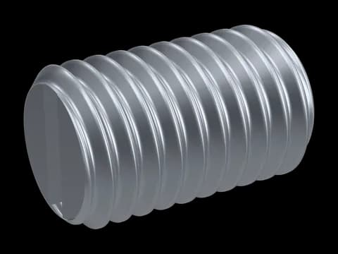 Slotted Set Screw Flat Point DIN 551