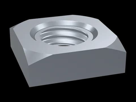Square Thin Nut DIN 562