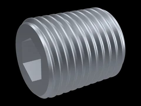Hex Socket Pipe Plug Tapered DIN 906