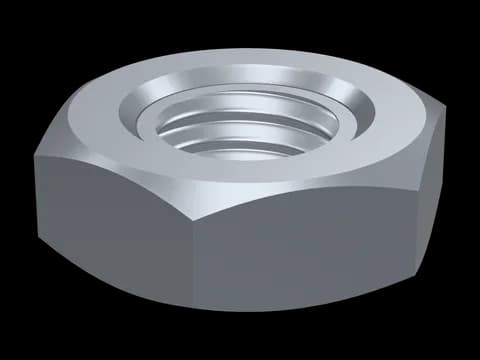 Hex Thin Nut Fine Thread DIN 936