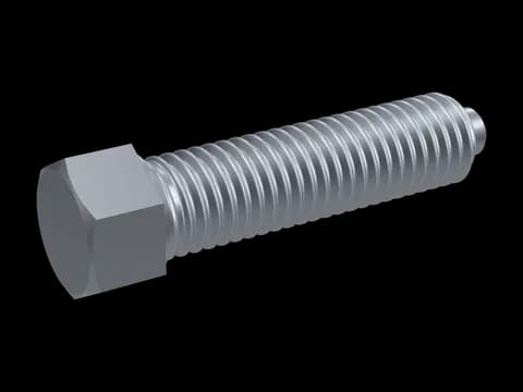 Hex Head Set Screw with Dog Point DIN 561B