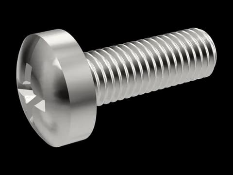 Cross Recessed Raised Cheese Head Screw DIN 7985 / ISO 7045