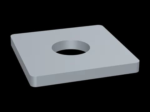 Square Washer DIN 436