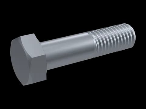 Hex Fit Bolt Long Thread DIN 609