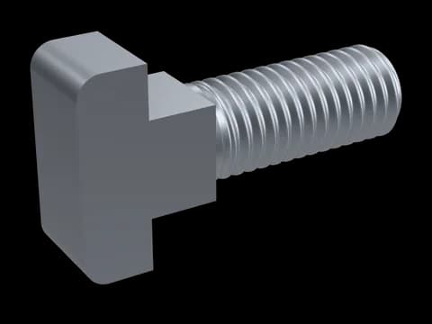 T-Head Bolt with Square Neck DIN 186
