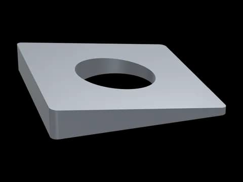 Square Taper Washer for I-Sections DIN 435