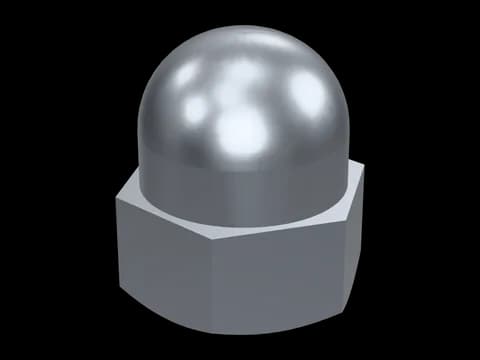 Hex Domed Cap Nut DIN 1587
