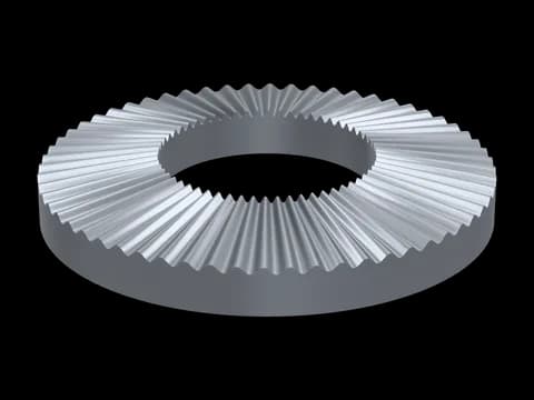 Conical Knurled Spring Washer NFE 25-511