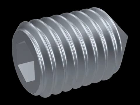 Hex Socket Set Screw Cone Point DIN 914 / ISO 4027