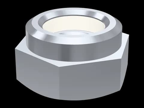 Nylon Insert Lock Nut Thin Type DIN 985