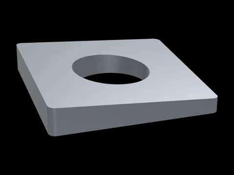 Square Taper Washer for U-Sections DIN 434